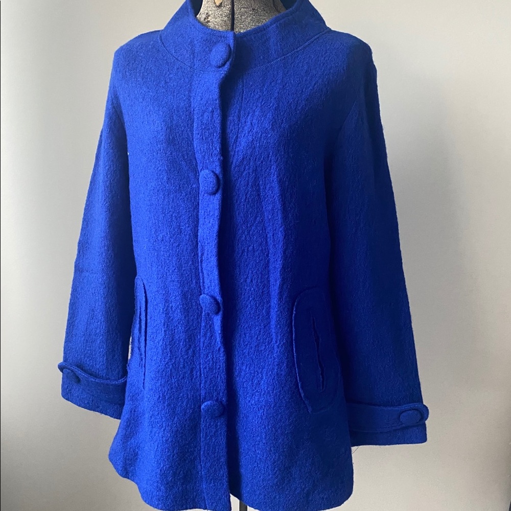 Royal blue jacket